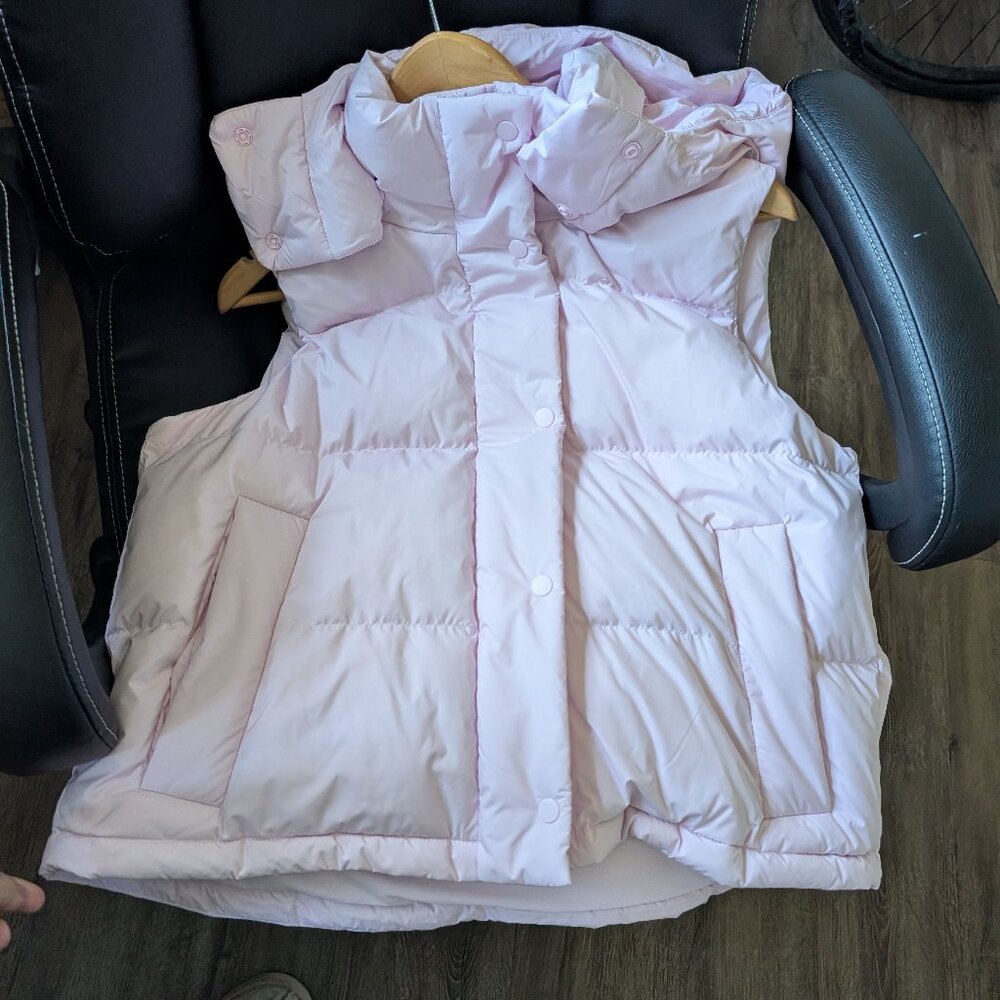 Wunder puff pink vest